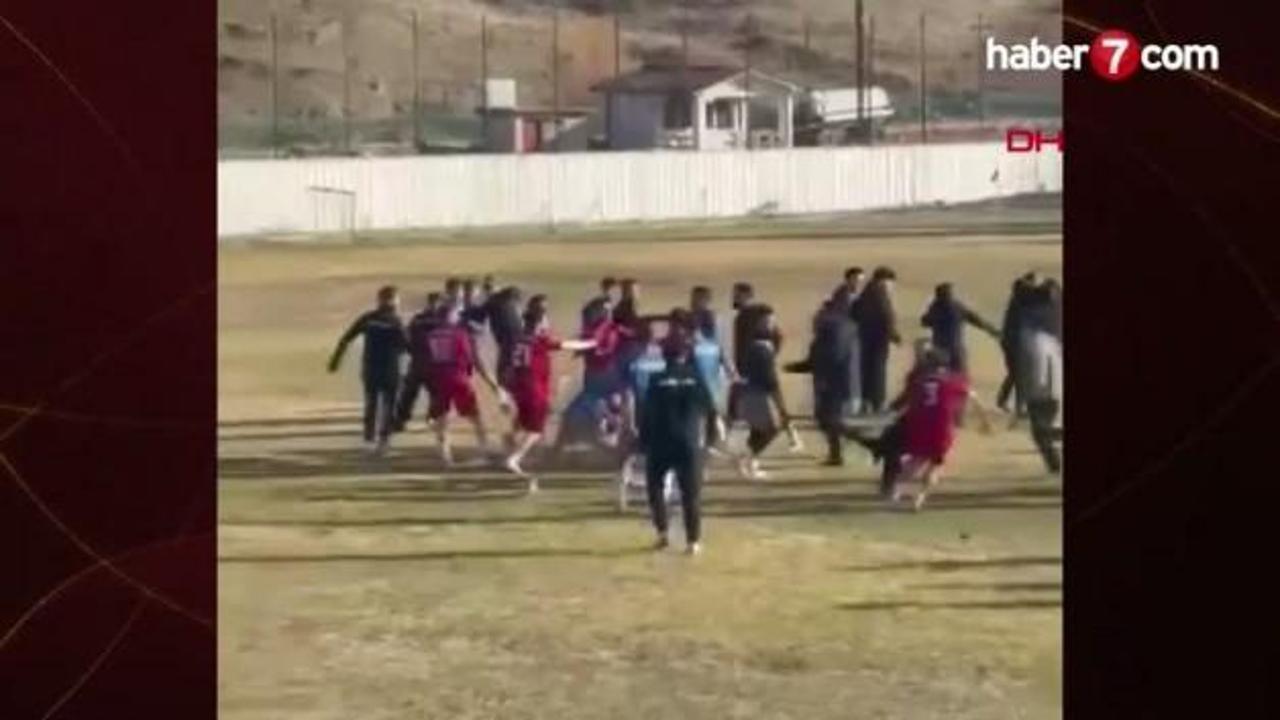 Amatör ligde iki takım arasında kavga: 4 futbolcu, 1 antrenör yaralandı