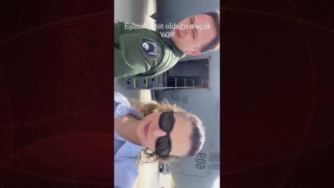 Düşen kargo uçağında şehit olan Cüneyt Kandemir'in eşinden duygulandıran paylaşım