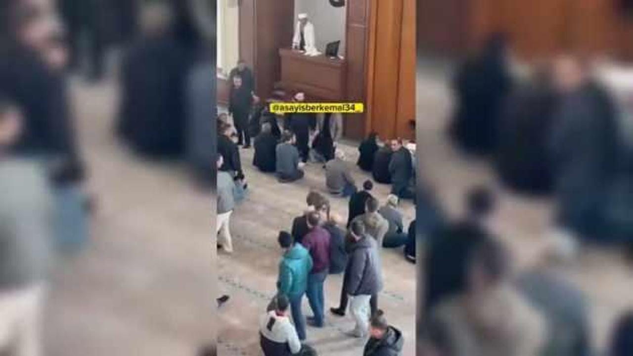 Camide pitbull paniği: Vaaz sırasında içeri girdi, cemaate korku dolu anlar yaşattı