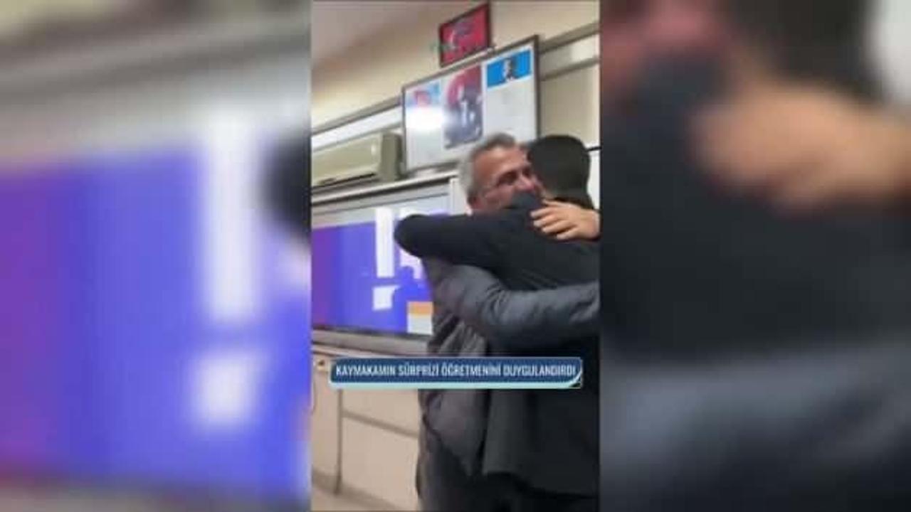 Kaymakam adayından öğretmenine vefa ziyareti: Gurur dolu anlar yaşandı