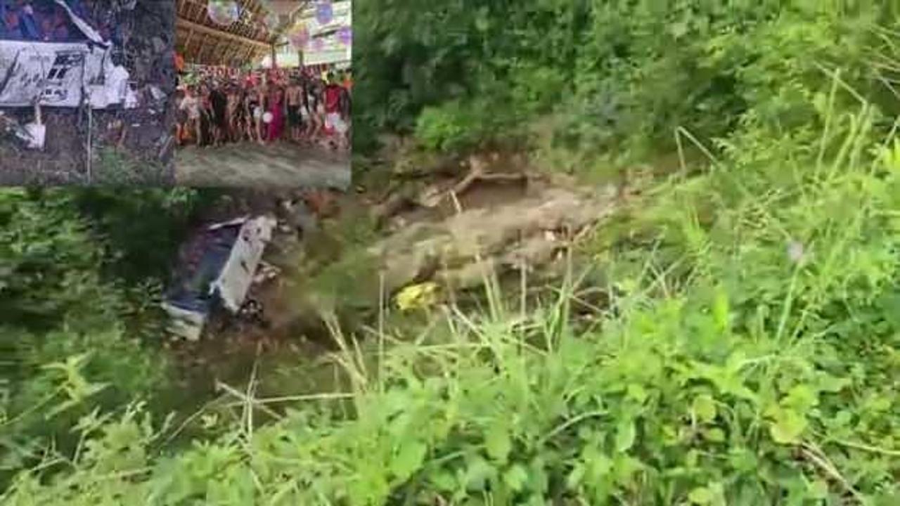 Kolombiya'da katliam gibi kaza! 20 metrelik uçuruma yuvarlandı: 16 ölü