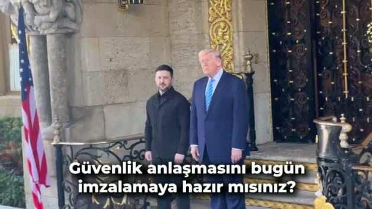 Trump o soruyu duyunca küplere bindi! 'Ne mal bir soru'