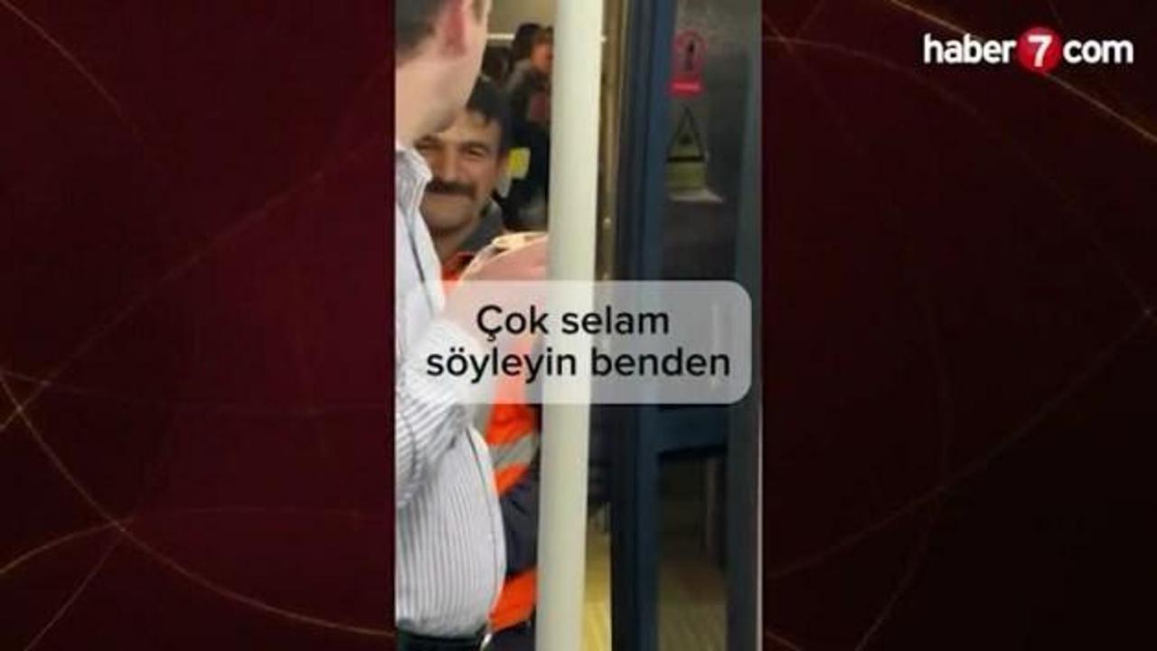 Havalimanı çalışanının Umre yolcularından duygulandıran selam
