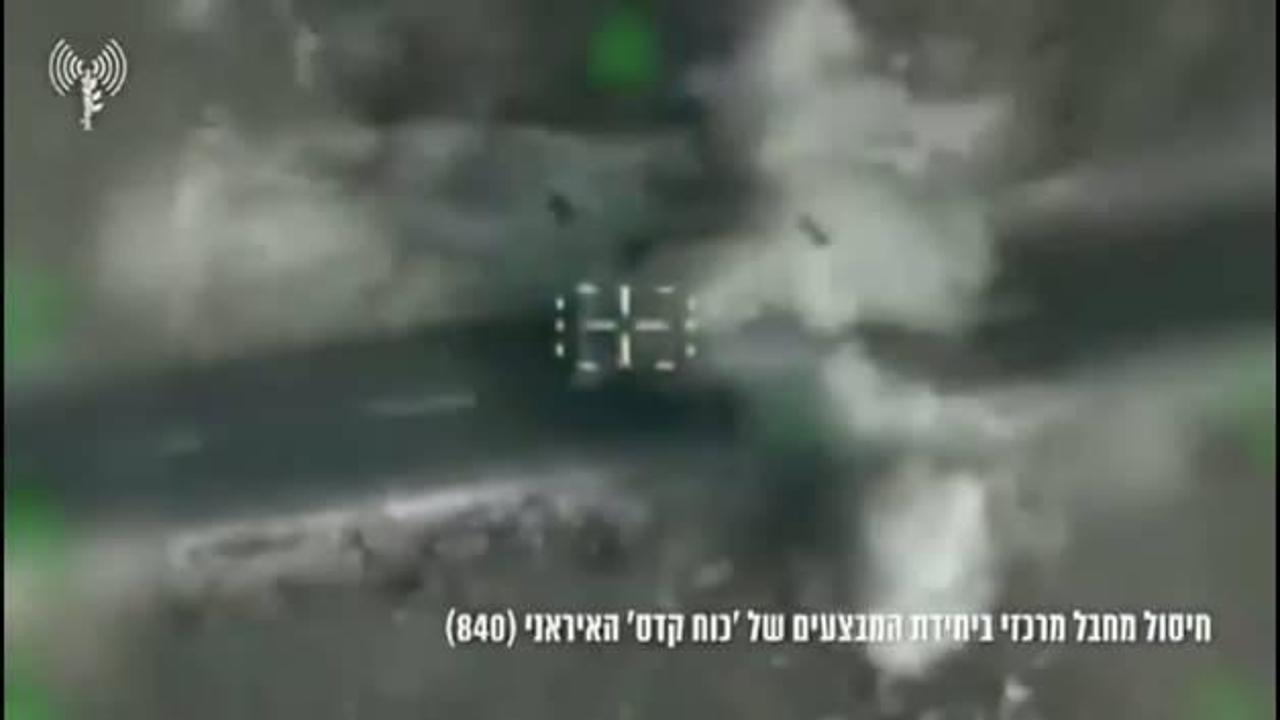 İsrail Arap ülkesinde İranlı komutanı böyle vurdu: O anları paylaştılar!