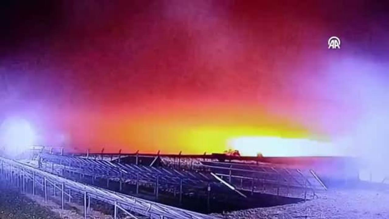 Libya heyetini taşıyan uçağın düşüş anına ait görüntüler ortaya çıktı