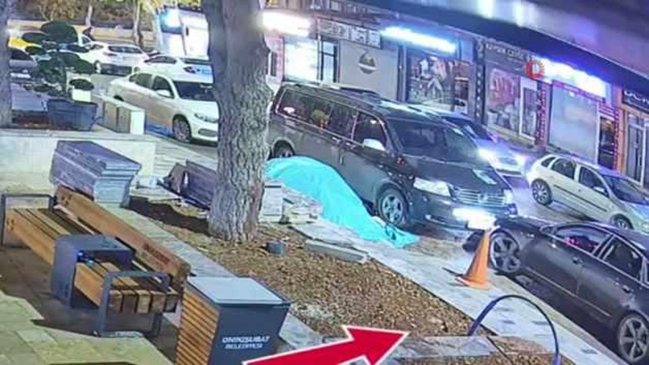 Kahramanmaraş'ta lüks araçla gelip parktaki ağacı çaldılar