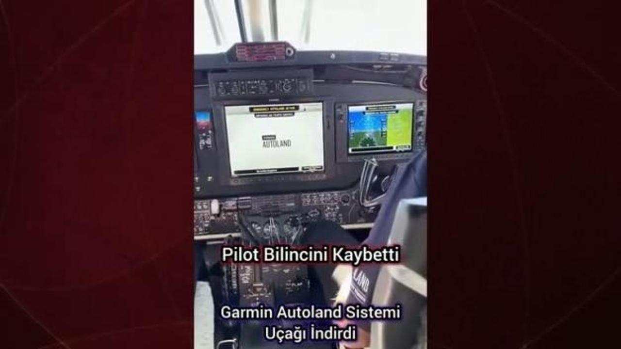Pilot bilincini kaybetti! Kayıtlara "ilk" olarak geçti: Otonom sistem uçağı böyle indirdi