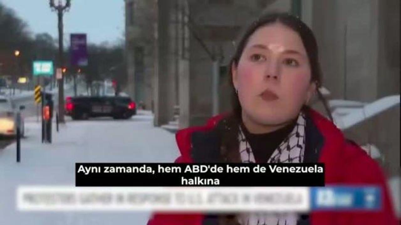 Anaokulu öğretmeni Trump'ı eleştirirken canlı yayında gözaltına alındı