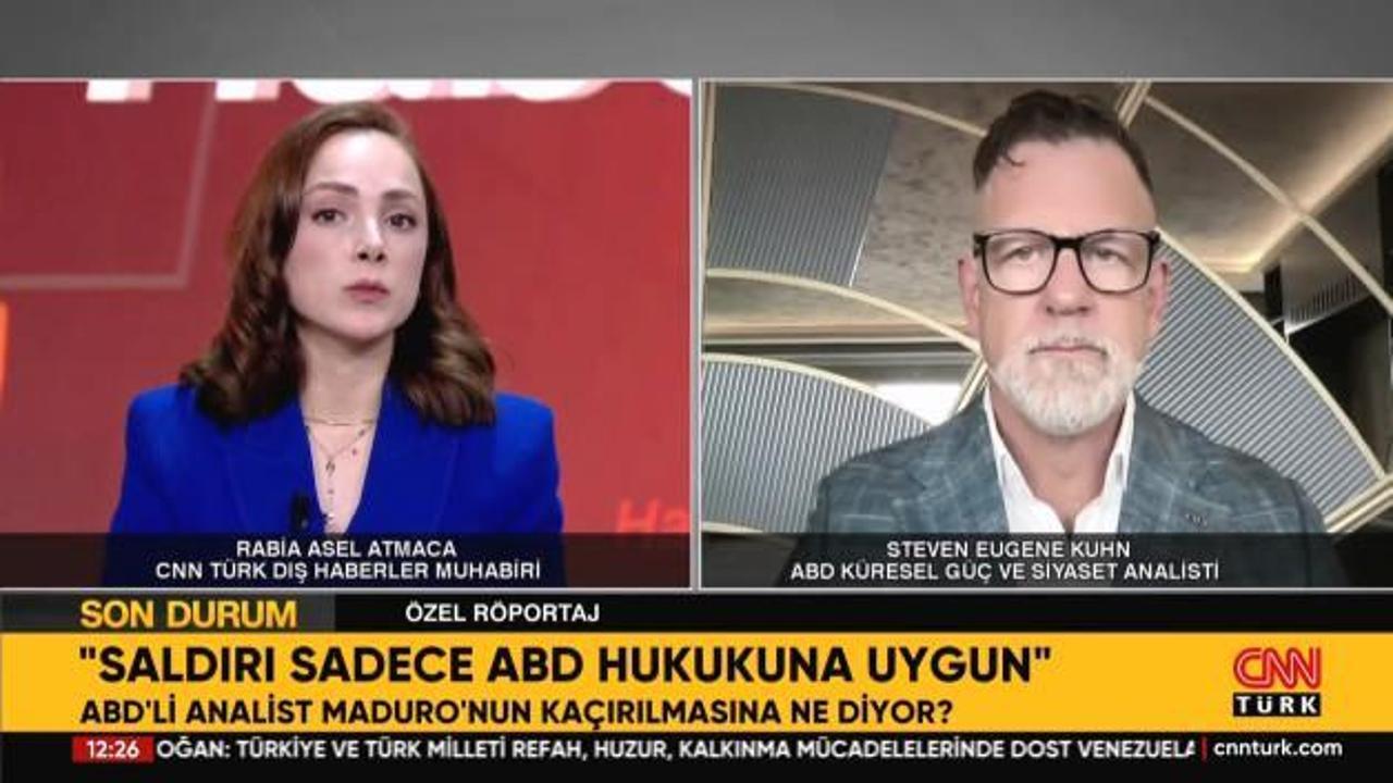 Amerikalı siyaset analist Eugene: Maduro'nun kaçırılması hukuki, savaş isteyen Avrupa