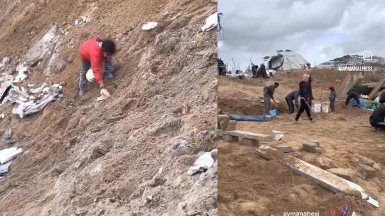 Gazze'de kumların altından ekmek çıkarma mücadelesi...