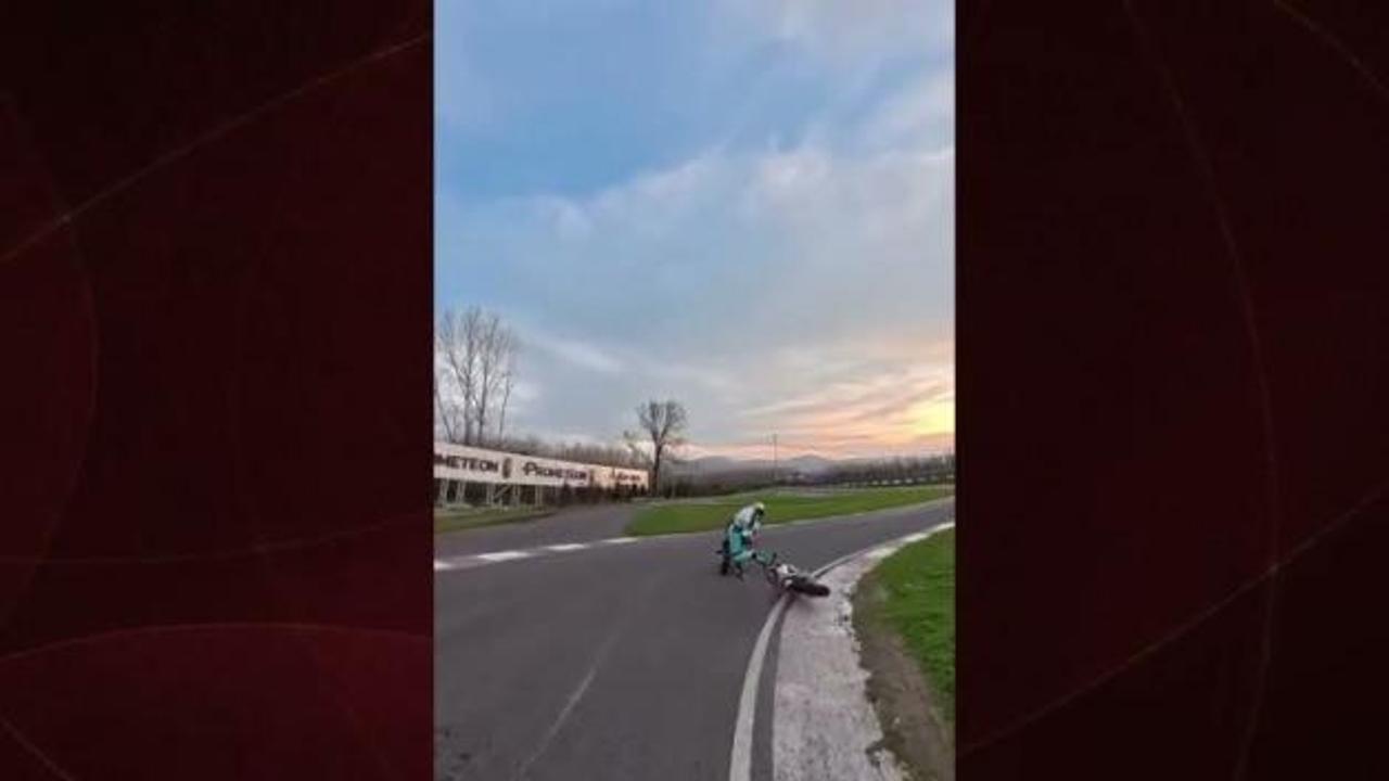 Kenan Sofuoğlu'nun oğlu Zayn geçirdiği kaza ile herkesi korkuttu