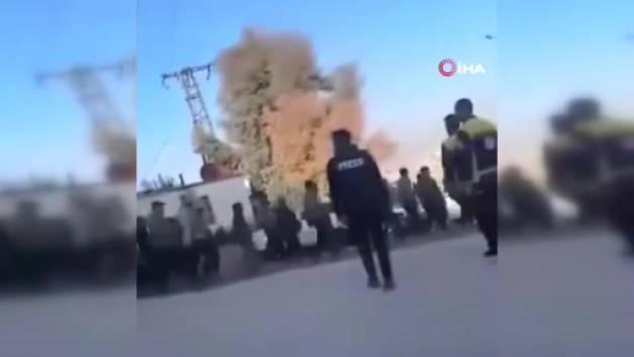 Suriye'de Şeyh Maksud mahallesinden 400 teröristin kovulduğu anlar