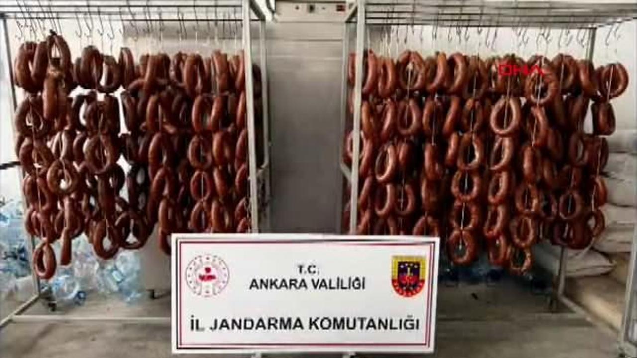 Ankara'da 9,7 milyon liralık kayıt dışı gıda operasyonu