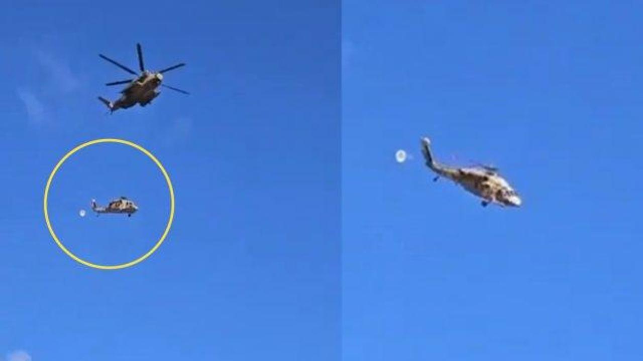 Batı Şeria'da İsrail helikopteri düştü