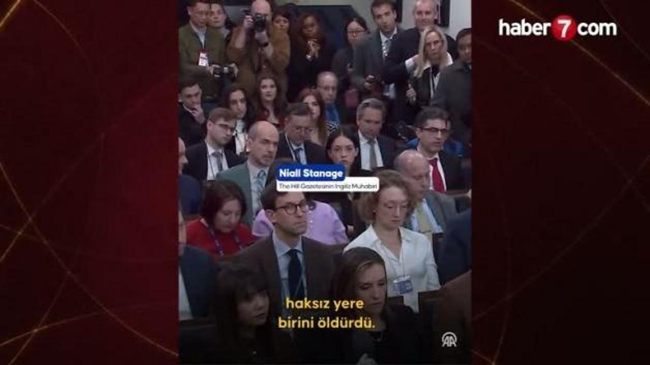 Beyaz Saray Sözcüsü Leavitt ile İngiliz muhabir arasında ICE tartışması