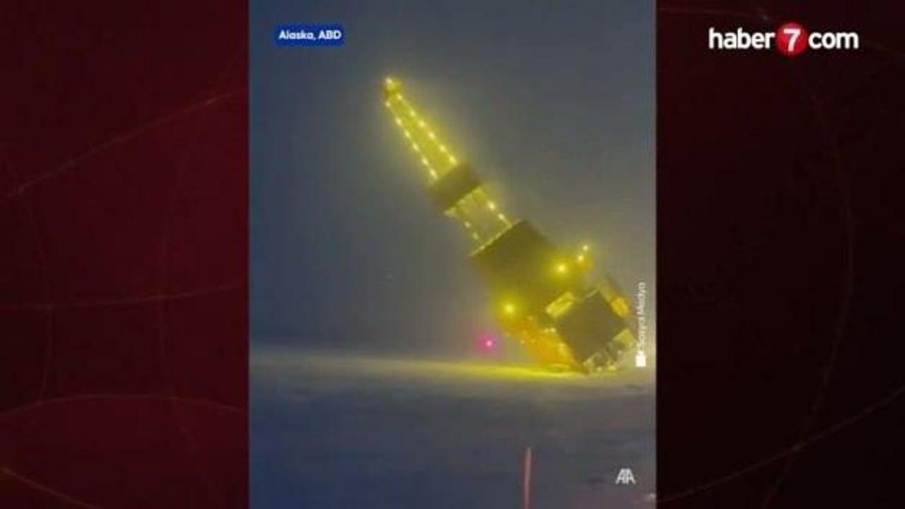 ABD'nin Alaska eyaletinde petrol sondaj platformu devrildi