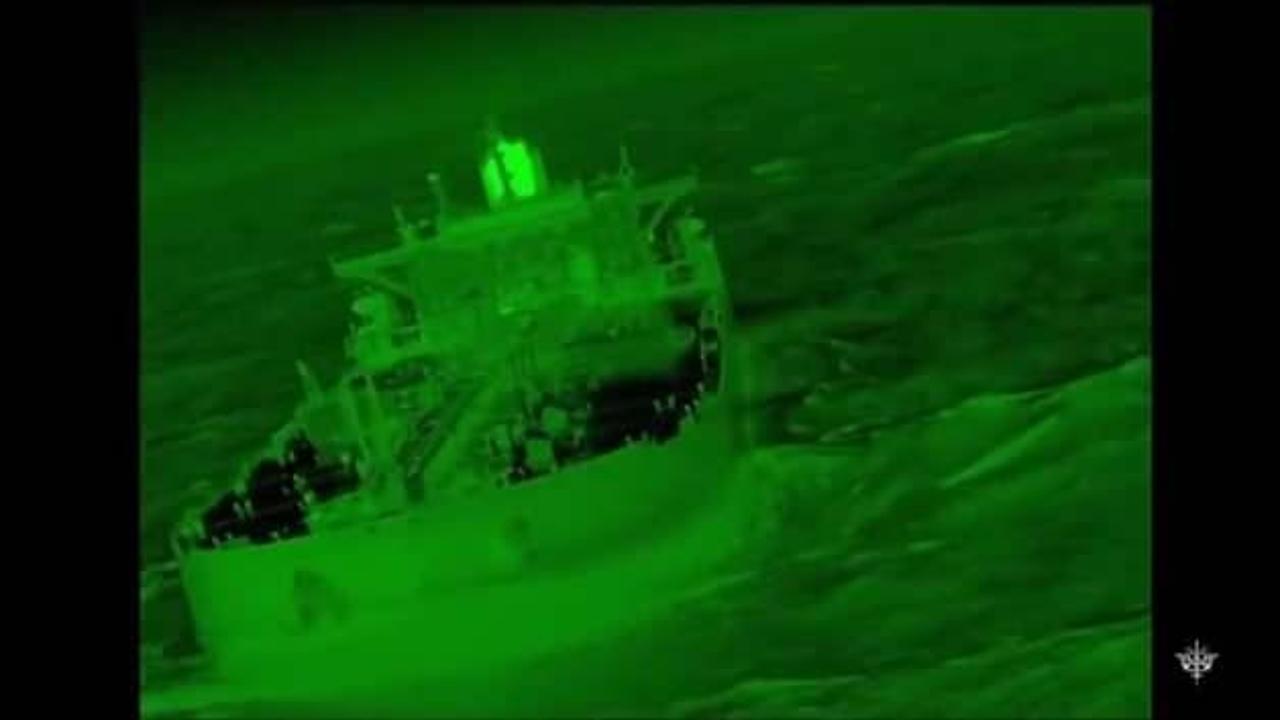 ABD'ye özendiler! Fransa'nın Akdeniz’de Rus tankerine el koyduğu anlar!