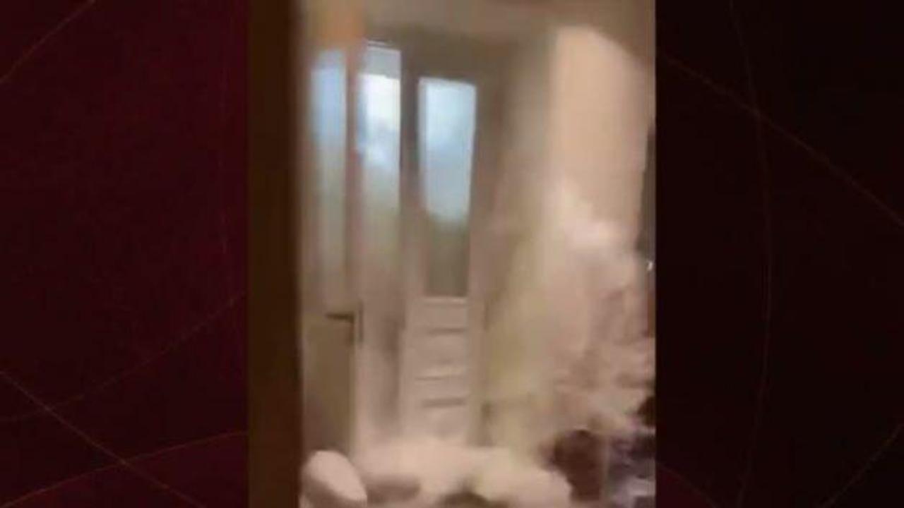 Harry Fırtınası italya ve Malta'yı vurdu! Dev dalgalar oturma odasına kadar girdi