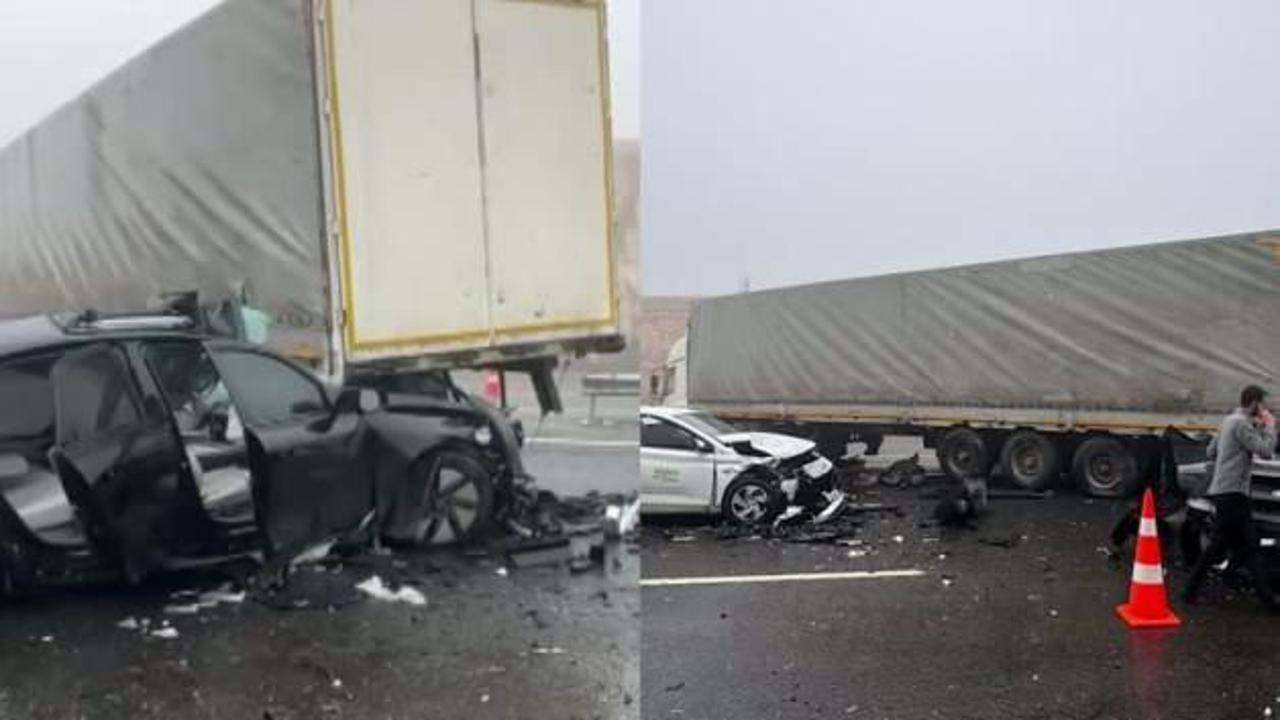 Gaziantep - Şanlıurfa otoyolunda zincirleme kaza; ölü ve yaralılar var