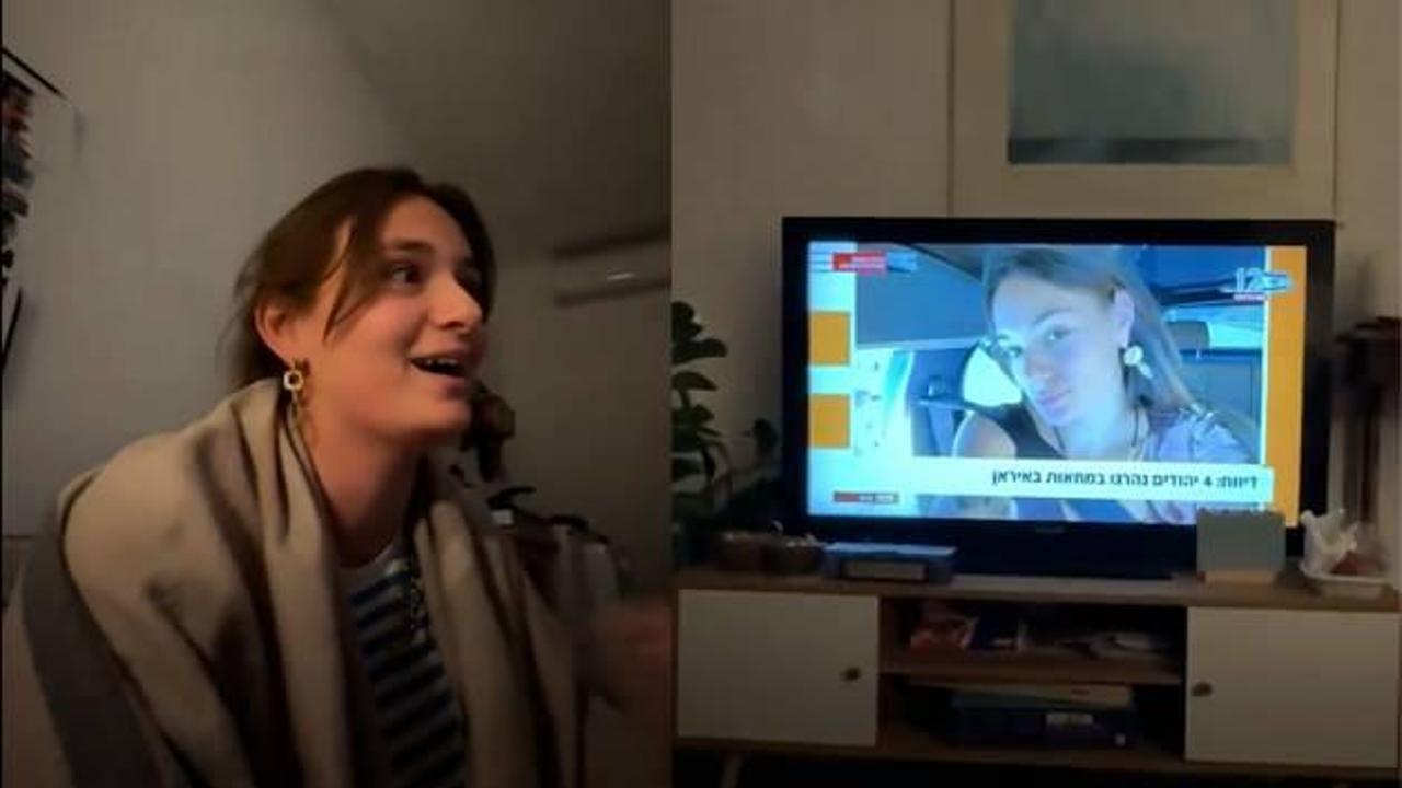 İsrail TV kanalı yaşayan İsrailli kadını İran'da ölen protestocu olarak sundu
