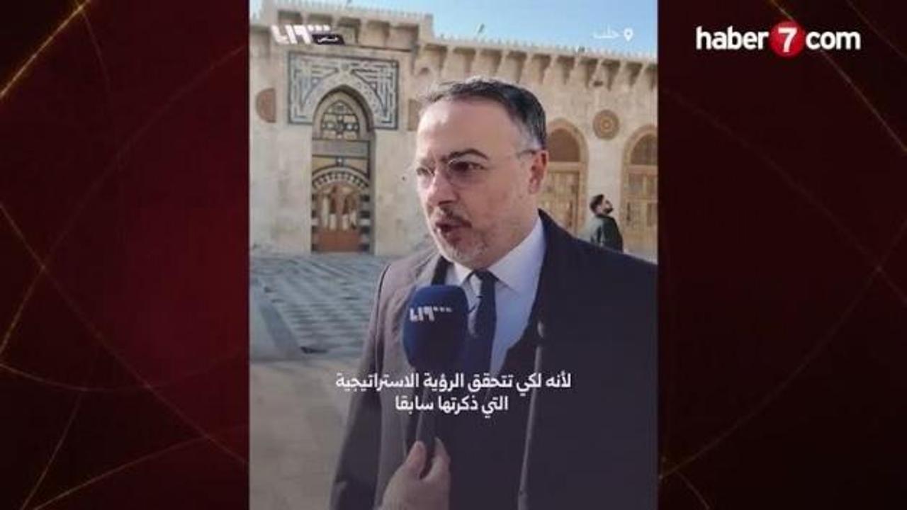 Türkiye'nin Şam Büyükelçisi Yılmaz, Halep'i ziyaret etti