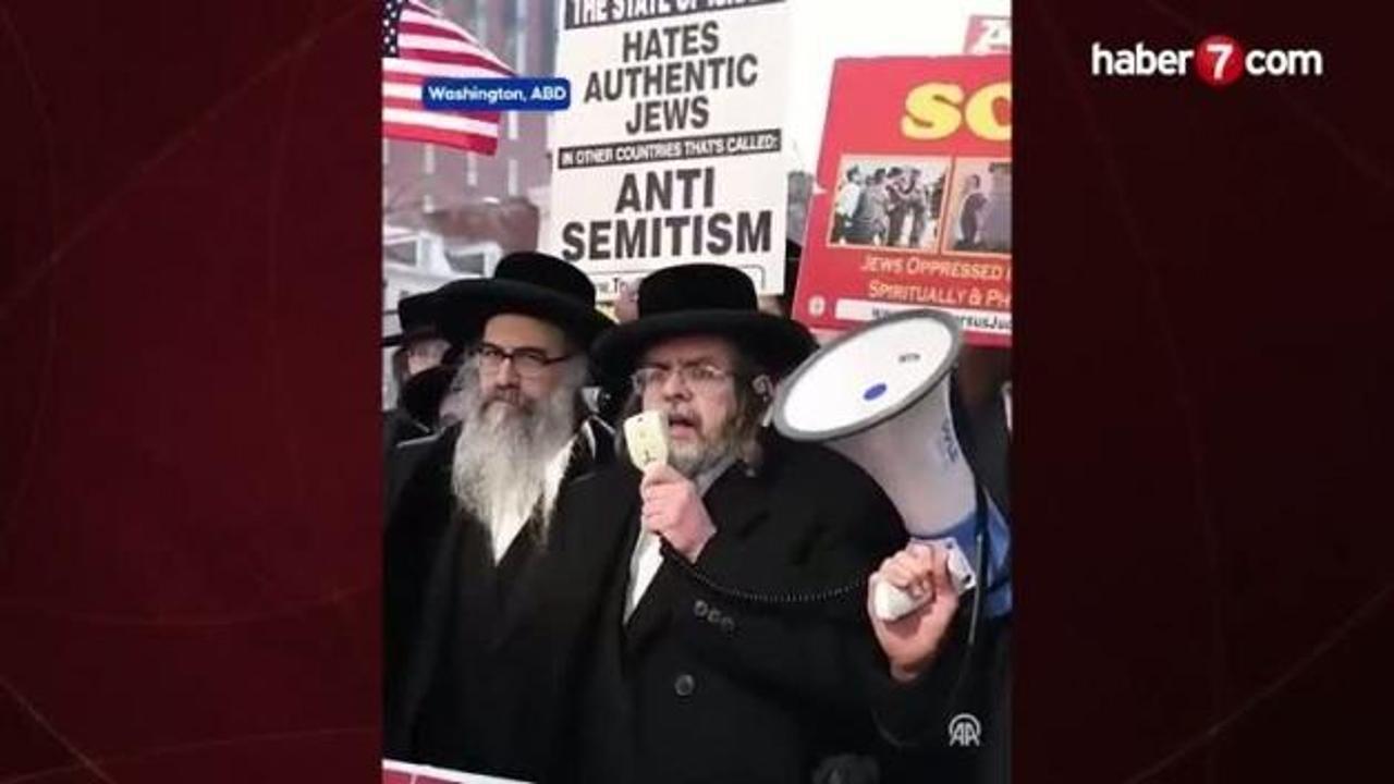ABD'de Netanyahu'ya karşı eylem: Yahudiler bile 'Bizden değil' diyerek tepki gösterdi!