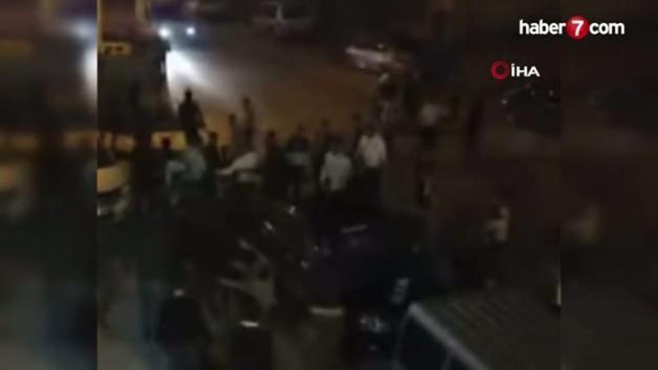 Gaziantep'te kan donduran görüntüler: Aracıyla kavga edenleri ezdi