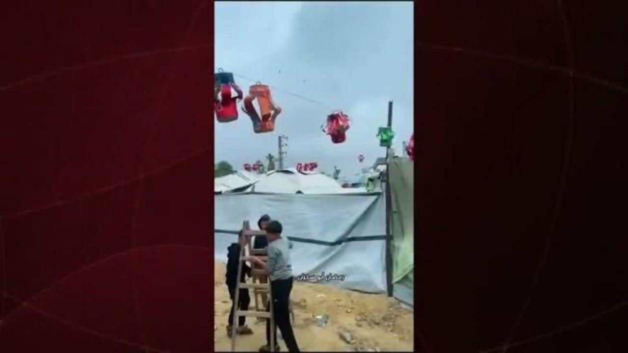 Gazze'de çocuklar Ramazan'a hazırlanıyor