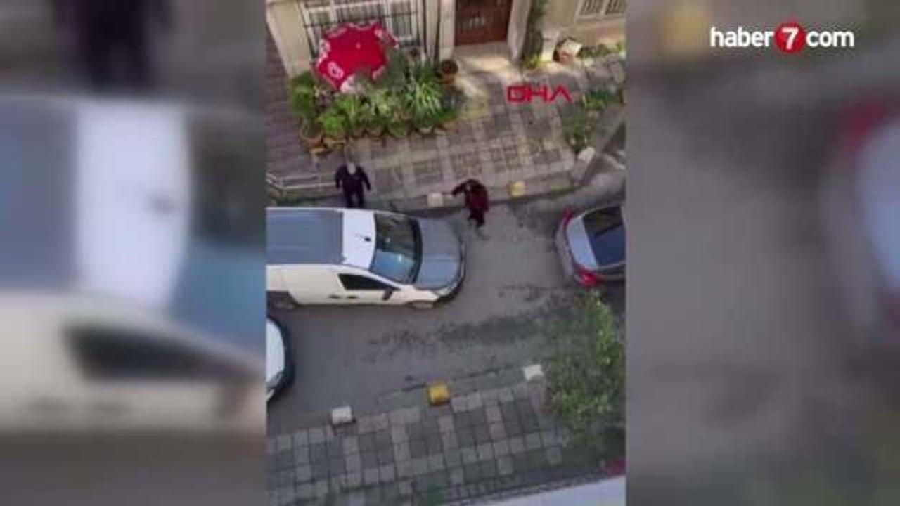 Kadıköy’de park yeri kavgası; 'Burası benim evimin önü'