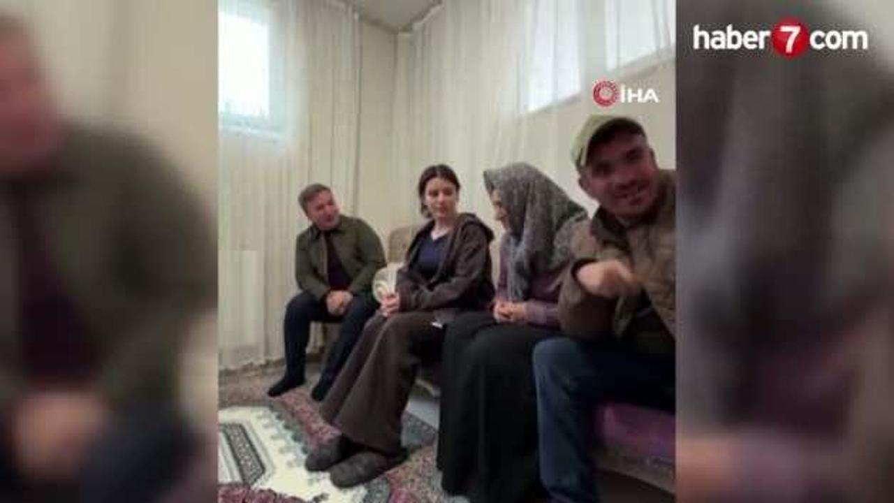 Erzincan'da 28 yaşındaki Çilem ve 2 engelli kardeşi Vali Aydoğdu'nun misafiri oldu