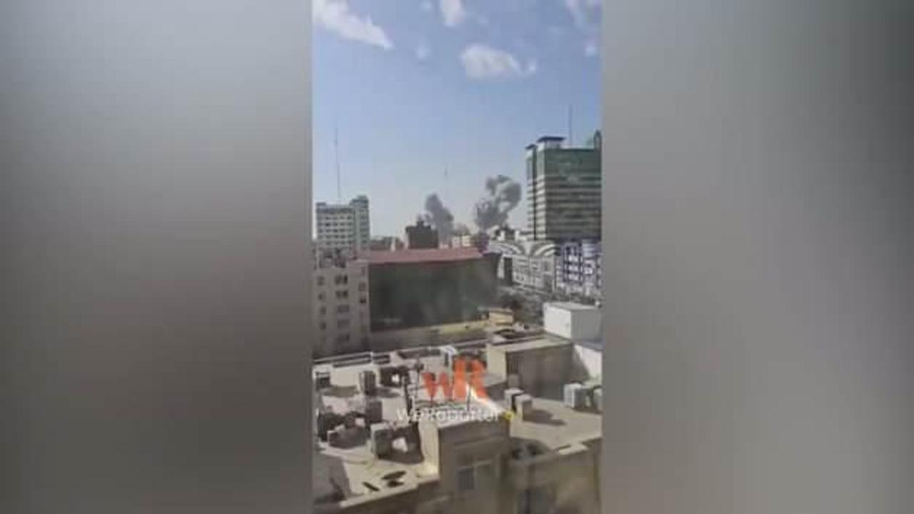 İsrail, İran'a saldırı başlattı: Bölgeden ilk görüntüler!