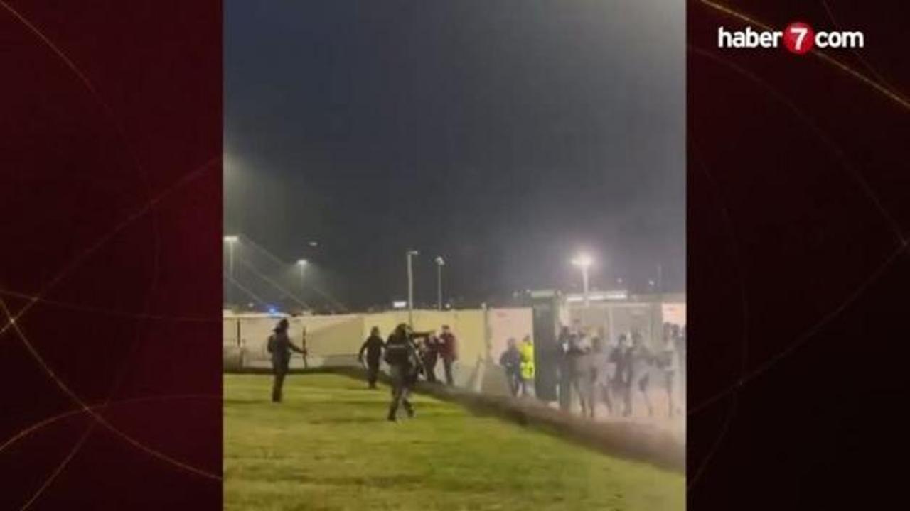 İtalyan polisinden Galatasaray taraftarına sert müdahale