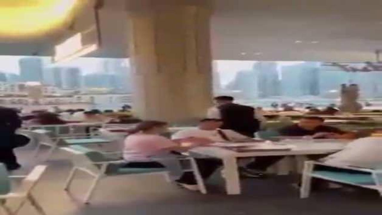 Dubai'de iftar için patlatılan top ortalığı karıştırdı!