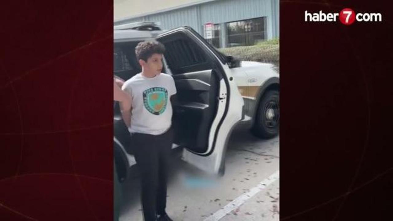 ABD'de 10 yaşındaki çocuk ters kelepçeyle tutuklandı!