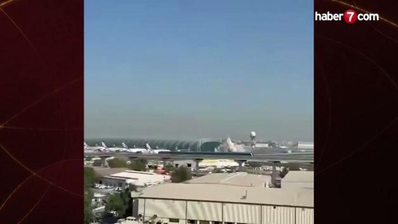 Dubai Havalimanı İran tarafında gönderilen kamikaze İHA'lar ile hedef alındı