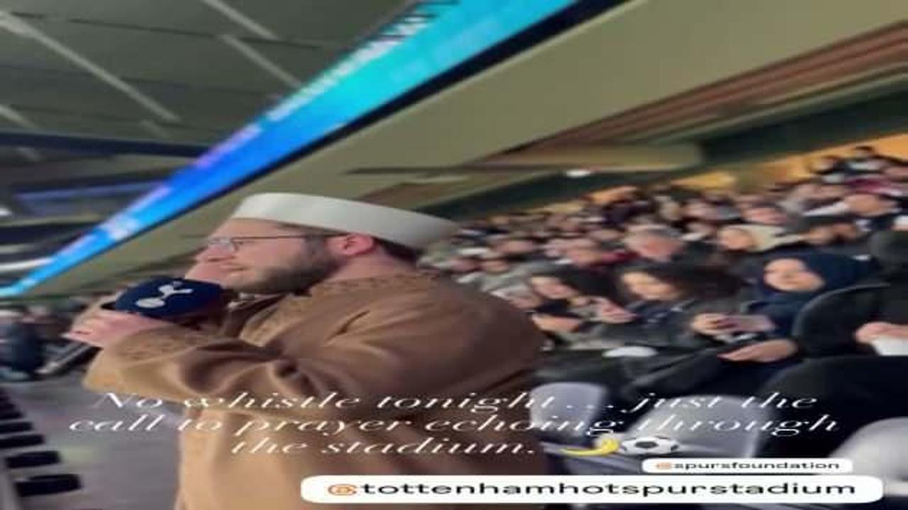 İngiliz devinin stadında iftar! Ezanı Türk imam okudu