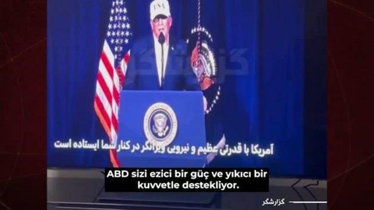 İran' devlet televizyonuna siber saldırıyla Trump ve Netanyahu’nun konuşması yayımlandı