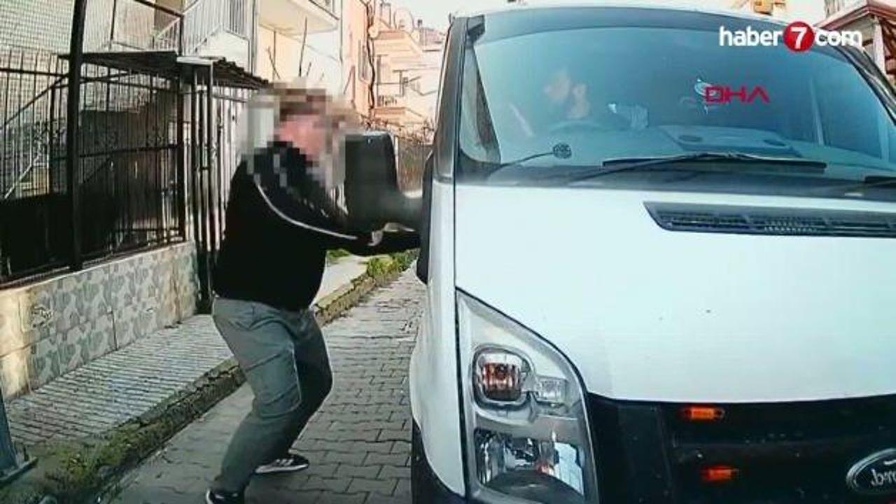 Kamyonetinin camını yumruklayan saldırgana 240 bin lira ceza