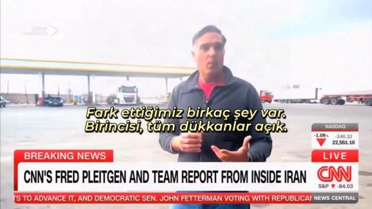 Savaş bölgesinden bildiren CNN muhabiri: İran'da panik havası yok
