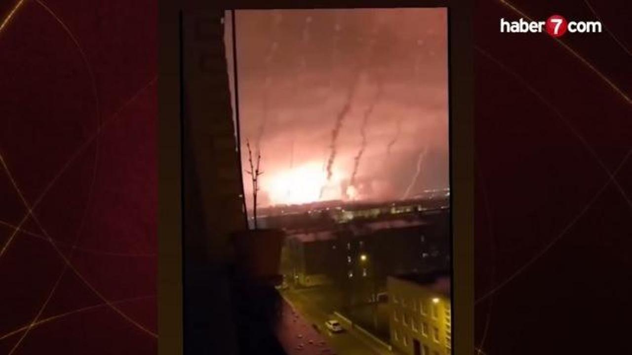 İran Tel Aviv'i ilk kez yeni nesil füzeler ile İHA'larla vurdu