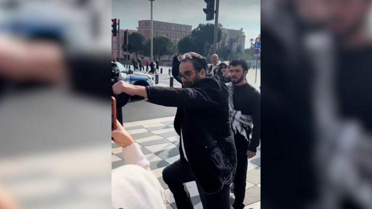 Nice’te sinsi Yahudi'den provokasyon girişimi: Önce taciz etti, sonra “mağdur” rolüne soyundu