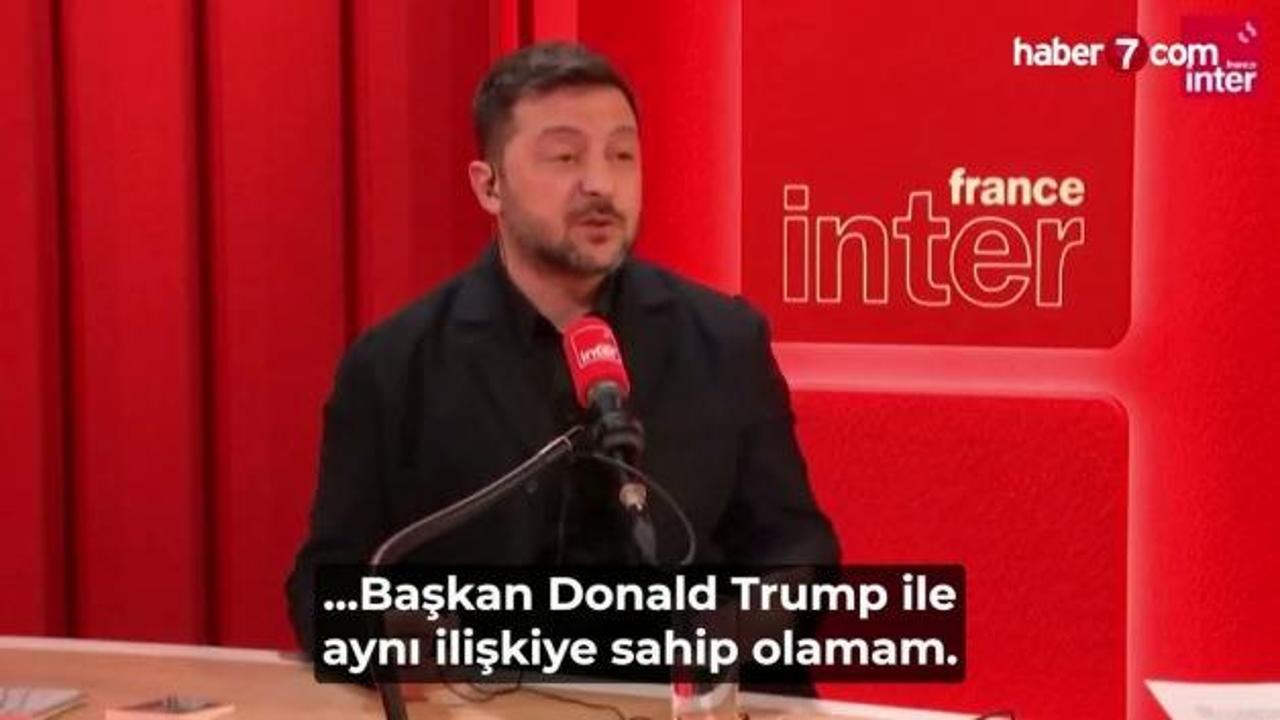 Zelenskiy: Trump ile ilişkimiz bir baba ile oğul gibi