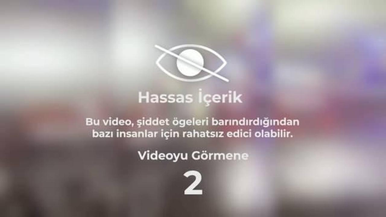 Cadde ortasında dehşet anları: Tekme ve yumruklarla feci şekilde darbedildi