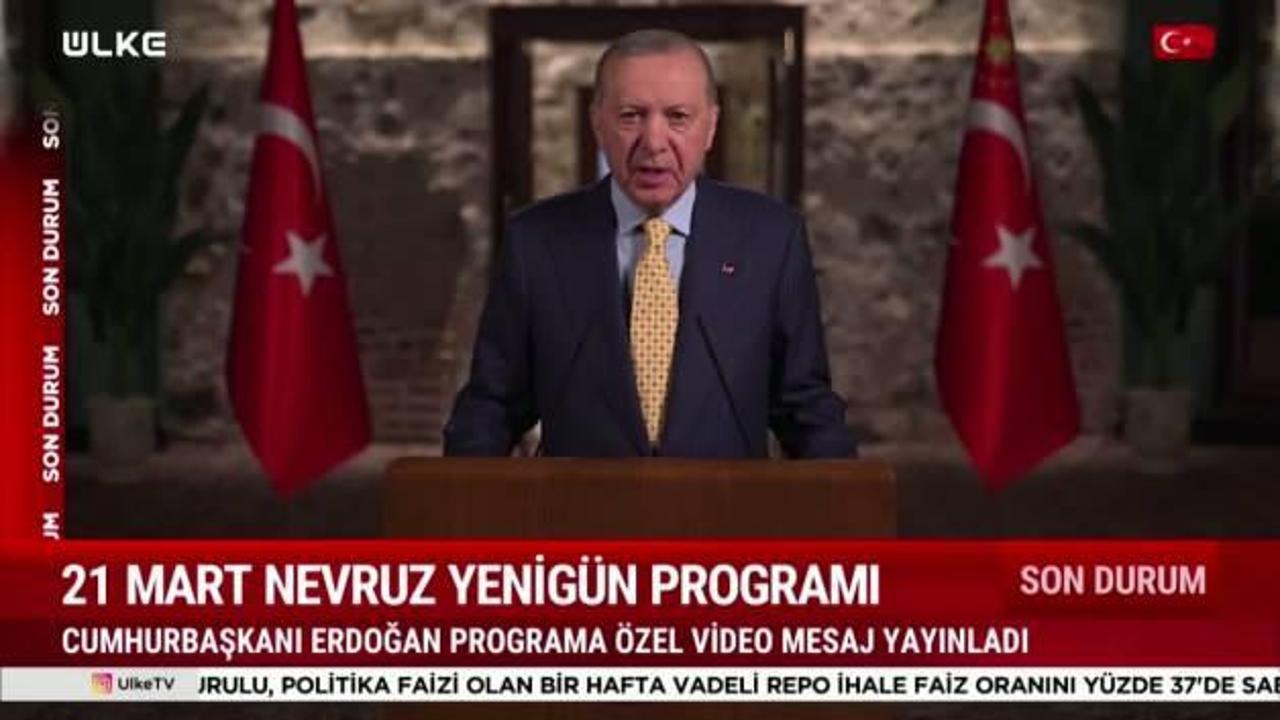 Cumhurbaşkanı Recep Tayyip Erdoğan'dan 21 Mart Nevruz mesajı paylaştı