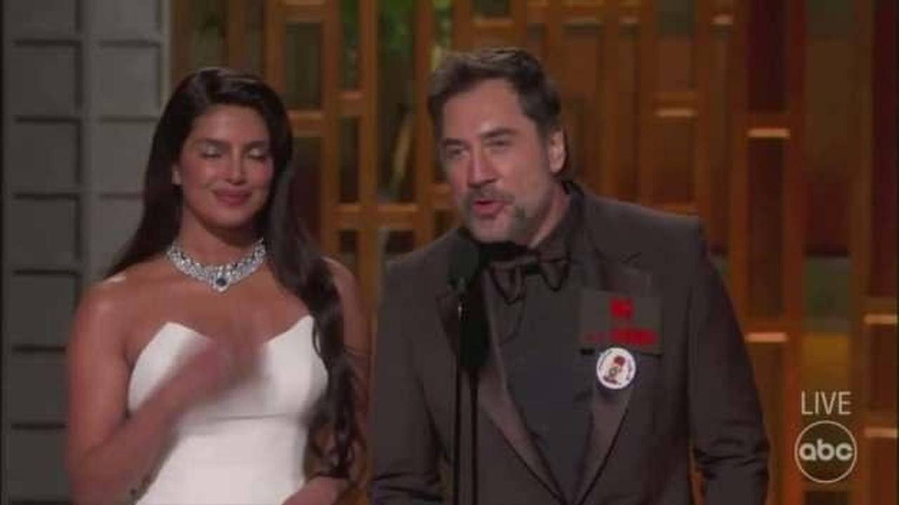 Dünyaca ünlü oyuncu Oscar törenine damga vurdu! Sahnedeki Filistin sözleri alkış tufanı kopardı...