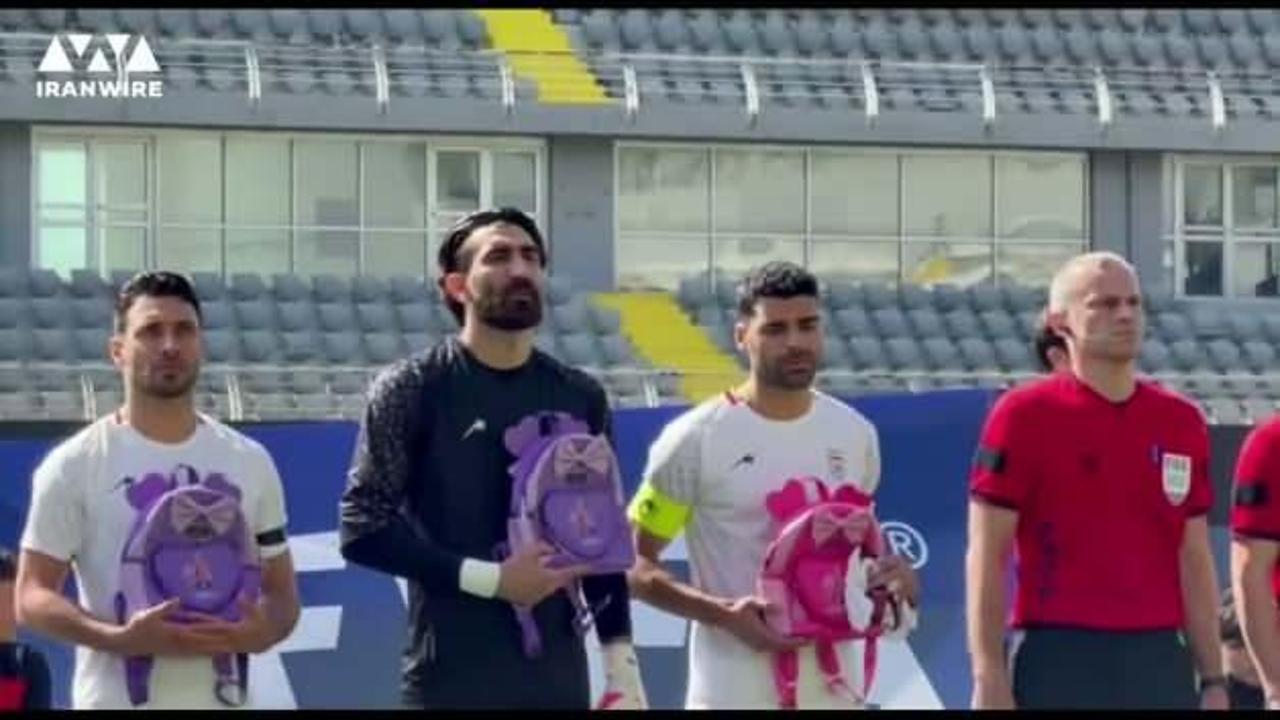 İran Milli Takım'ı hayatını kaybeden çocukları andı!