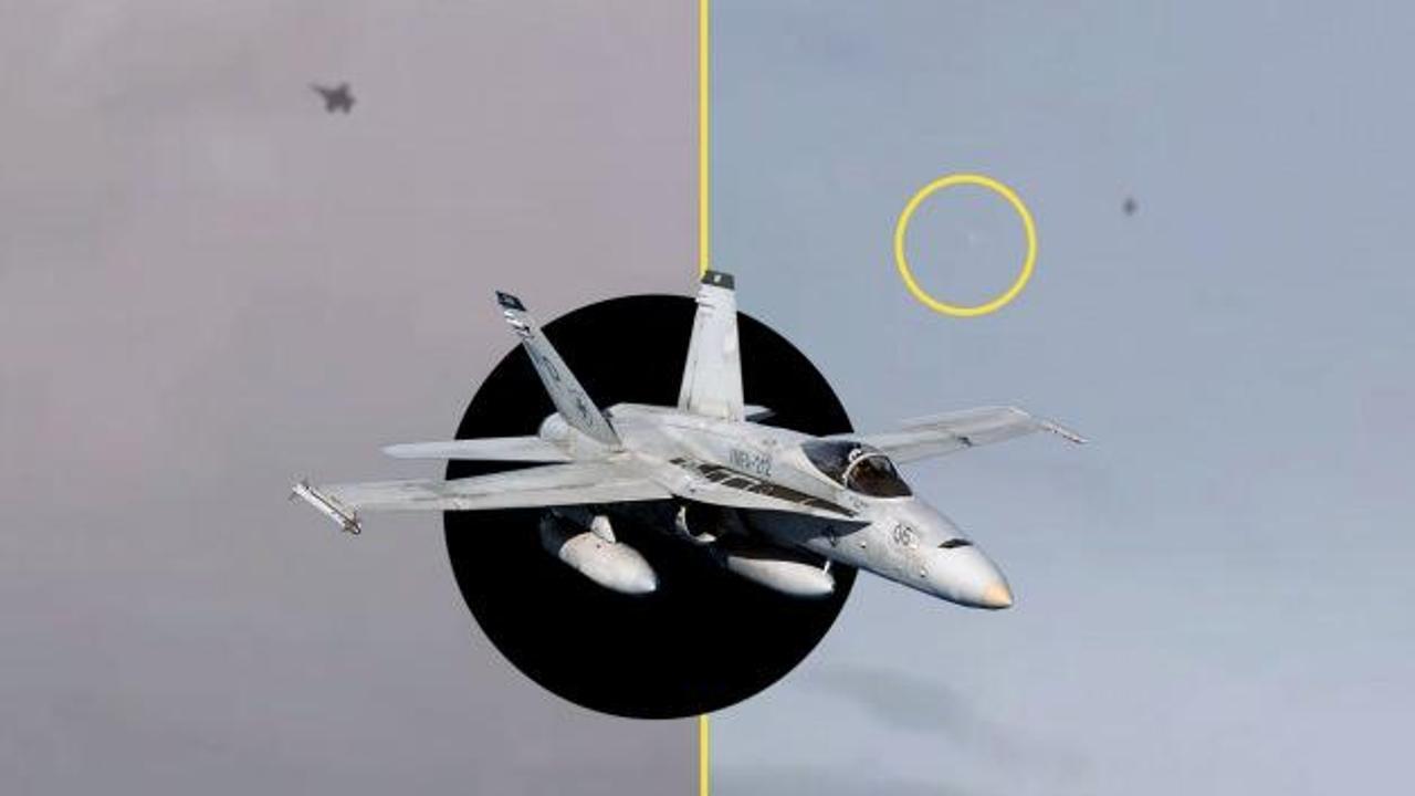 İran'ın ABD'ye ait F-18 savaş uçağını vurduğu anlar