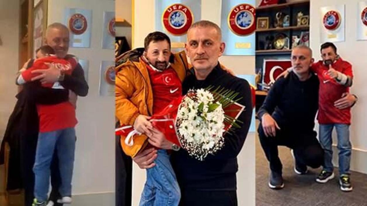 Sosyal medya fenomeni Köksal Baba'nın TFF Başkanı Hacıosmanoğlu'nu ziyareti sosyal medyayı salladı