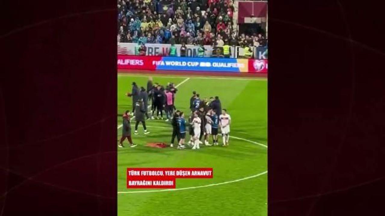 A milli takım oyuncusu Abdülkerim Bardakcı'dan Priştinede alkışlanan centilmenlik örneği