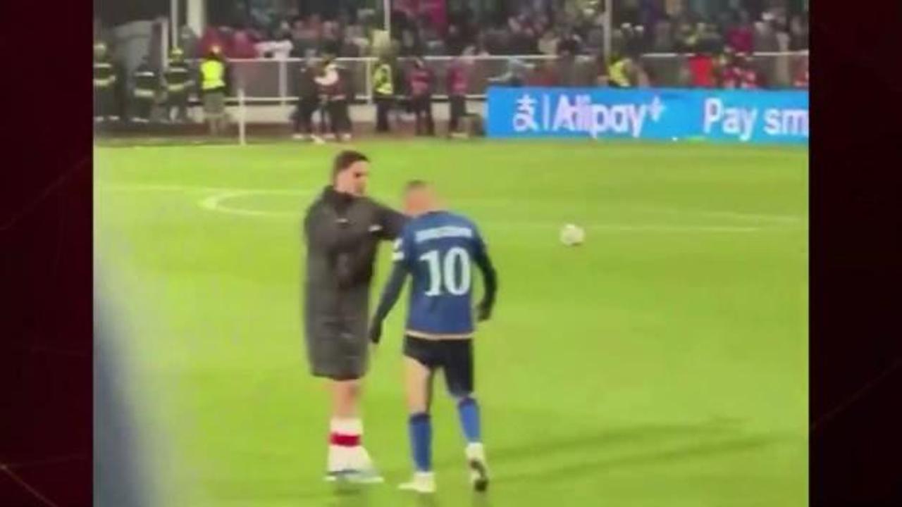 Türkiye-Kosova maçı sonrasında viral olan görüntü